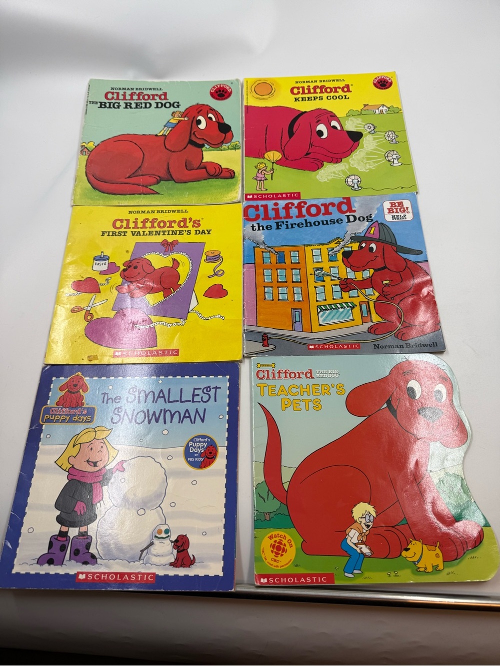 Clifford the big red dog book x 6